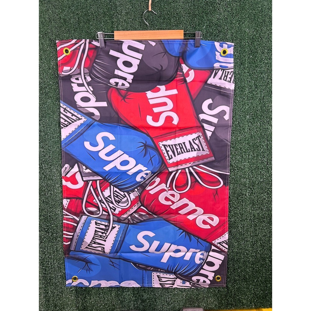 Supreme Everlast Boxing Gloves Flag Banner All Over Print Streetwear Decor 3x2